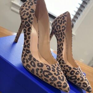 Cheetah Suede Pump Stuart Weitzman